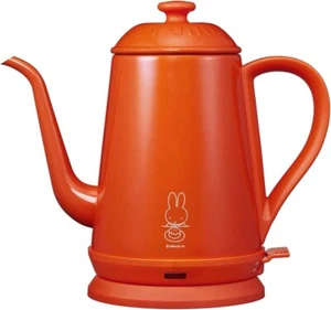 BOE072-BRR BRUNO Electric Kettle Pot AC100V 1.0L Orange Japan New - Picture 1 of 1