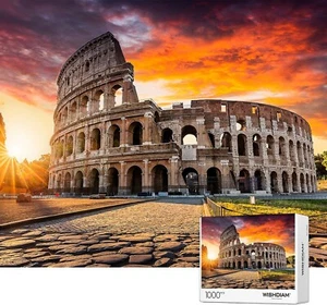 Jigsaw Puzzle for Adults 1000 Piece Italy Colosseum Relaxing Hobby Perfect Gift - Picture 1 of 3