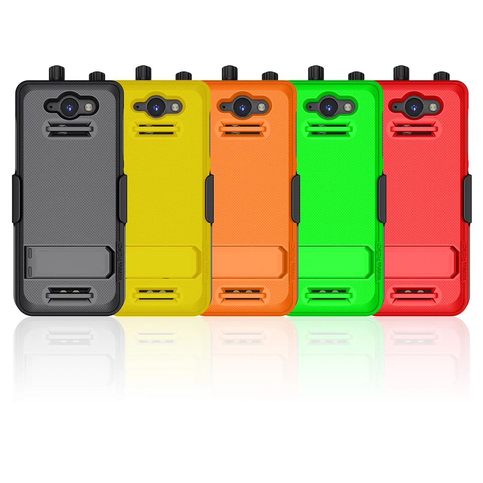 WIRELESS PROTECH For Sonim XP5PLUS (XP5900) Case and Holster Combo with Kickstand