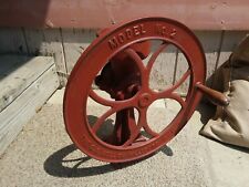 Antique 1800s Cast Iron Wheel Coffee Grinder C.S Bell Co. OR Farm Decor Country 