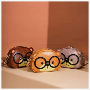 Cartoon Bear Shape Women's Shoulder Bag Versatile Handbag Cute Crossbody Bag - Picture 1 of 14