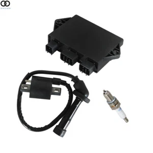 For 2002-2003 Yamaha Ignition Coil & Spark Plug & CDI Box Grizzly 660 YFM660 - Picture 1 of 5