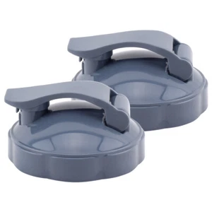2 Pack Flip Top To-Go Lid for NutriBullet 600W 900W NB-101B NB-101S NB-201 - Picture 1 of 6