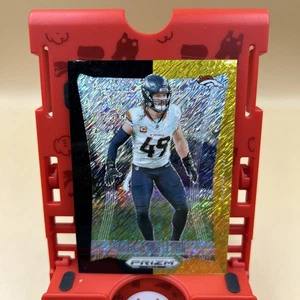 2024 Panini Prizm Deca Alex Singleton #91 Black Gold Shimmer 2/8 - Picture 1 of 9