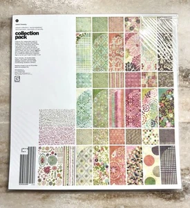 Basic Grey *SWEET THREADS COLLECTION PACK* Paper 18 Sheets w/Accents RARE New - Picture 1 of 5