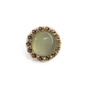 Clear Green Resin Inlaid Gravel Sewing Shank Buttons 20 PCS 11.5mm 15/32" - Picture 1 of 7