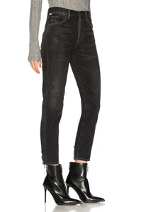 CITIZENS OF HUMANITY Liya Classic Fit In Dark Tempest Black Größe 25 Distressed - Bild 1 von 7