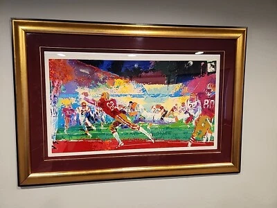 Arte serigrafía LeRoy Neiman Super Play 1989 49ers certificado de autenticidad original 28/525 Foto 1 de 3