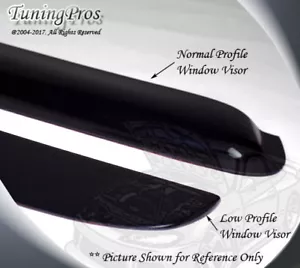 2015-17 F-150 Super Crew Low Profile Out-Channel Deflector Visor Sun Guard 4pcs - Picture 1 of 3