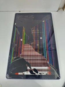 Lenovo tab M10 2nd gen. TB-X306F 32GB-Power ON-LCD/Touch Cracked-For Repair Only - Picture 1 of 6