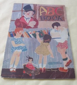 1929 child's ABC book Saalfield no. 923 illustrated by Jan Craqui - Picture 1 of 6