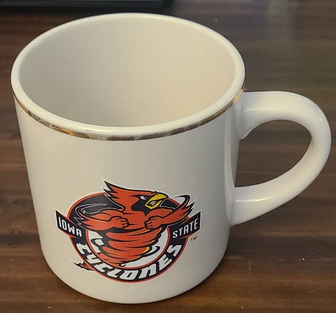 Iowa State Cyclones Coffee Mug Gold Trim Cover