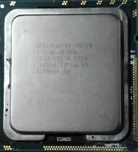 Intel 09 X5650 Xeon SLBV3 Costa Rica 2.66 GHZ 12M 6.40 SERVER CPU PROCESSOR - Picture 1 of 2