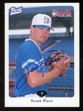 1996 Dunedin Blue Jays SCOTT PACE Signed Card autograph AUTO MILLINGTON, TN