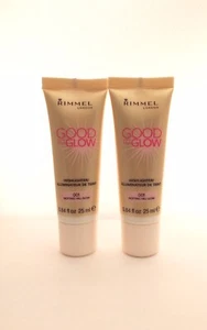2 RIMMEL Good to Glow HIGHLIGHTERS ~ NOTTING HILL GLOW #001 ~ NEW - Picture 1 of 2