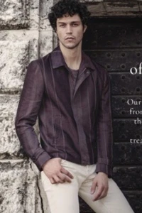 $1298 Brand New John Varvatos Collection Linen Viscose Jacket EU 50 USA 40 - Picture 1 of 12