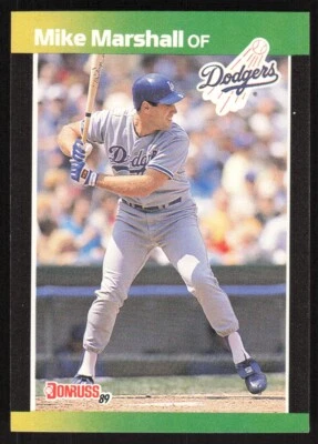 1989 Donruss Baseball's Best Mike Marshall #204 Los Angeles Dodgers - Image 1 of 2