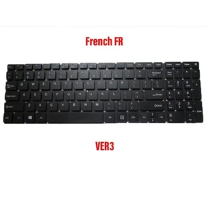 Laptop No Backlit Keyboard For Toposh T156 Black French FR VER3 New - Picture 1 of 1