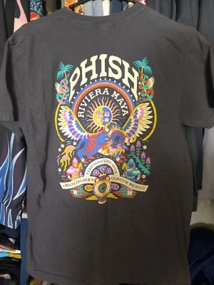 Phish Riviera Maya 2023 Cancún México Doble Cara Tour Concierto Camiseta Pequeña Foto 1 de 4