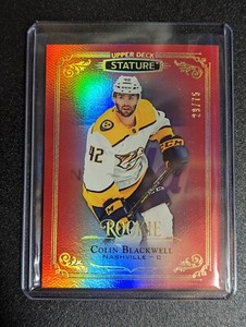 140 Colin Blackwell - Rookie Red /75  -  Stature 2019-20 - Upper Deck