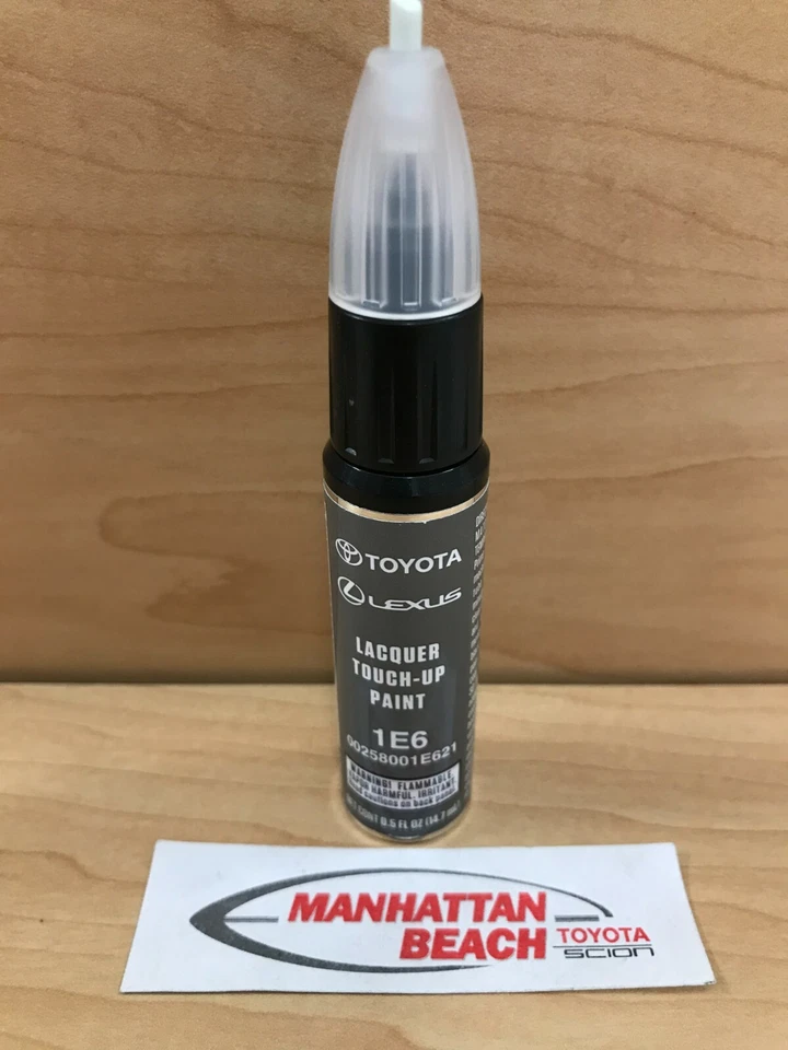 GENUINE TOYOTA  CHARCOAL GRAY TOUCH-UP PAINT CODE 1E6 OEM 00258-001E6-21 - Image 1 of 1