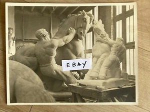 Photographs MICHAEL LANTZ Sculptures Man Controlling Trade c1937 - Picture 1 of 12