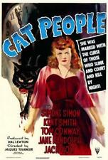 CAT PEOPLE Movie POSTER 27 x 40 Simone Simon, Kent Smith, Jane Randolph, A