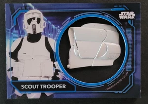 Tarjeta medallón Star Wars Battle Plans 2021 azul/149 Scout Trooper - Imagen 1 de 3