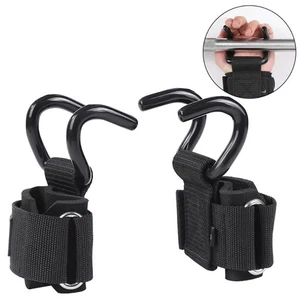 2Pcs Adjustable Grips Weight Lifting Hooks for Gym Training - Picture 1 of 6