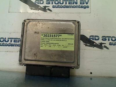 ECU Skoda Fabia II Combi 2011 03p908021k / 03p906021k - Immagine 1 di 4