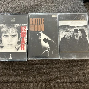 U2 War The Joshua Tree Rattle and Hum Cassette Tape VTG Lot - Imagen 1 de 4