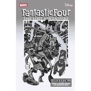 Fantastic Four #3 1:100 Mangiatordi B&W Disney What If Homage Variant - Picture 1 of 1