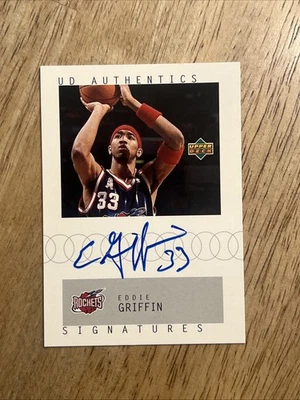 Eddie Griffin 2002-03 Upper Deck UD Authentics Signatures #EG Auto Rockets - Image 1 of 2