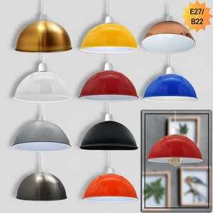 Pantalla de lámpara vintage metal agujero tamaño E27 base Ø 40 mm pantalla multicolor - Imagen 1 de 61