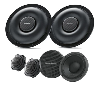 Harmon Kardon FLOW 8" 3-Way Component Car Hi Res Speakers - Image 1 of 4