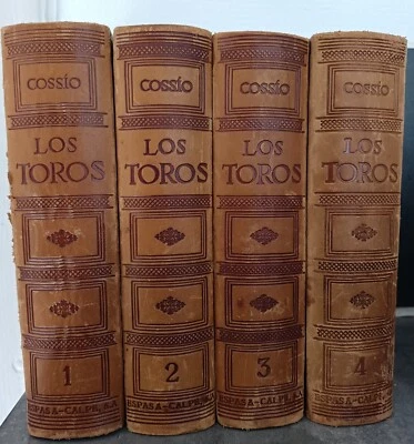 De Cossio: LOS TOROS Tratado técnico e histórico 1-2-3-4 Corrida Tauromachie Cxx - Photo 1/4