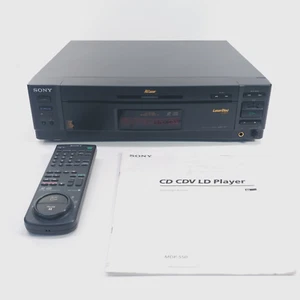 Vintage Sony MDP-550 CD CDV LD Laserdisc Player w/ Remote - Tested - READ DESC. - Picture 1 of 21