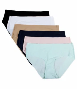 B2BODY 6er-Pack Damen Regular & Übergröße Aqua X Performance Hipsterhöschen - Bild 1 von 17