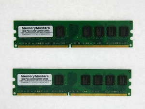 2GB KIT LOT 1GB X 2 DDR-2 DDR2 PC4200 PC2-4200 533 MHz DESKTOP MEMORY RAM - Picture 1 of 1