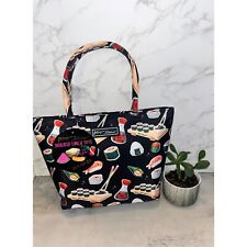 NEW Sushi Print Insulated Lunch Tote Bag by Betsey Johnson