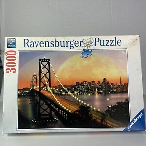 Ravensburger 3000 Piece Jigsaw Puzzle - San Francisco At Night - Complete