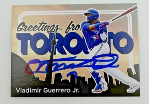 Vladimir Guerrero Jr. Autographed 2022 Topps Archives Postcard Card - Picture 1 of 2