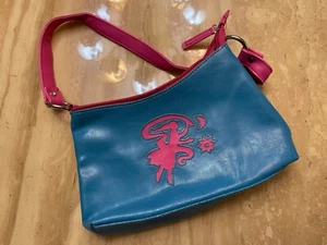 Designer Purse from Fashion Express Blue & Pink - Picture 1 of 9