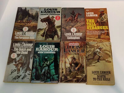Collection of Louis L'Amour western books. 13 total. 1970s-1980s. GC Foto 1 de 4