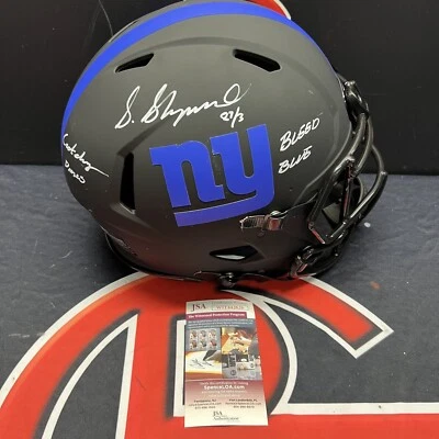 Sterling Shepard Signed Giants Eclipse Authentic Helmet Autograph Inscribed JSA - Image 1 of 4