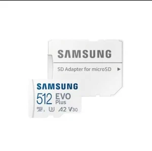 Samsung 512GB 256GB 128GB A2 V30 Memory Card EVO Plus Micro SD Card 64GB A1 V10 - Photo 1 sur 5