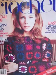 Vogue Knitting Crochet 1994 Magazine-25 Projects-Jennifer Flavin Calvin Klein Gr - Picture 1 of 13