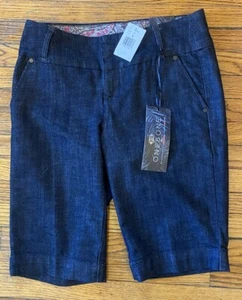 NWT One 5 One Denim Soft Bermuda Shorts Women’s Size 8 Blue - Picture 1 of 8
