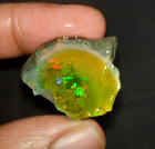 20.90 Carat Natural Ethiopian Opal Raw Opal Rough Welo Opal Gemstone Multi Fire