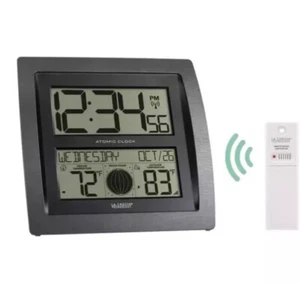 La Crosse Technology Curved Digital Atomic Wall Clock - Picture 1 of 6